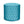 Jaali patterned indoor pouf ottoman in Iznik Blue, round cylinder with matching sides