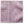 Lilac pillow with white paisley and lattice pattern