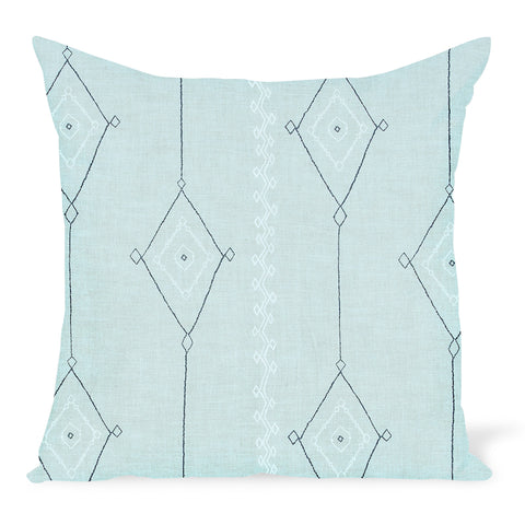 Peter Dunham Textiles Khyber in Ocean Pillow