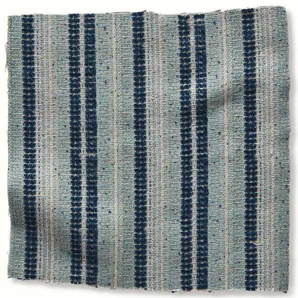 Indoor/Outdoor Pouf in Peter Dunham Textiles Majorelle Ocean