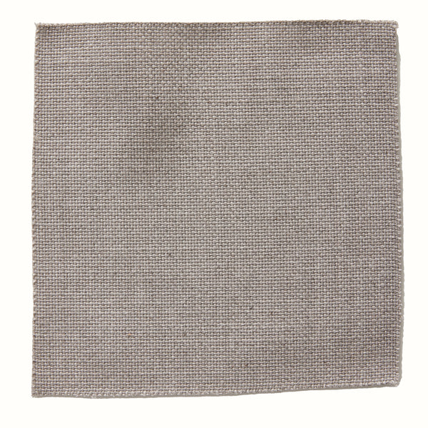 Square textured pillow cover in mist woven fabric