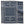 Outdoor decorative pillow cover with blue-and-white geometric tribal pattern
