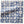 Indigo-and-white geometric patterned fabric pillow cover