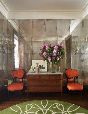 Peter Dunham & Associates home with mirrored wall