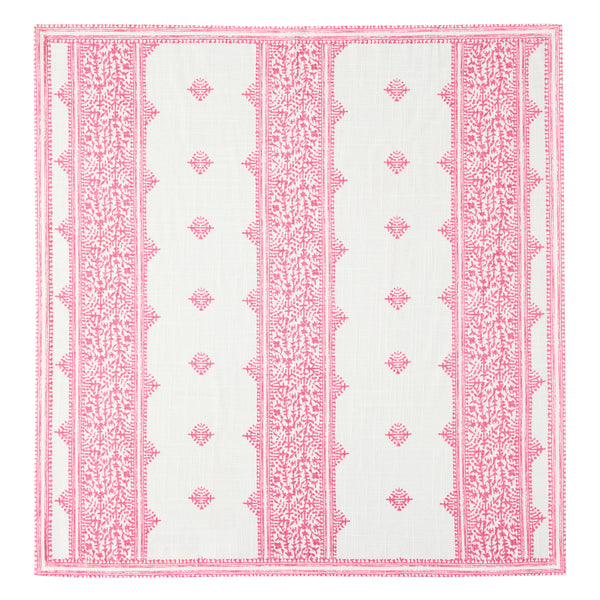 Pre-Order Peter Dunham + Hudson Grace Pink Fez Stripe Printed Napkin