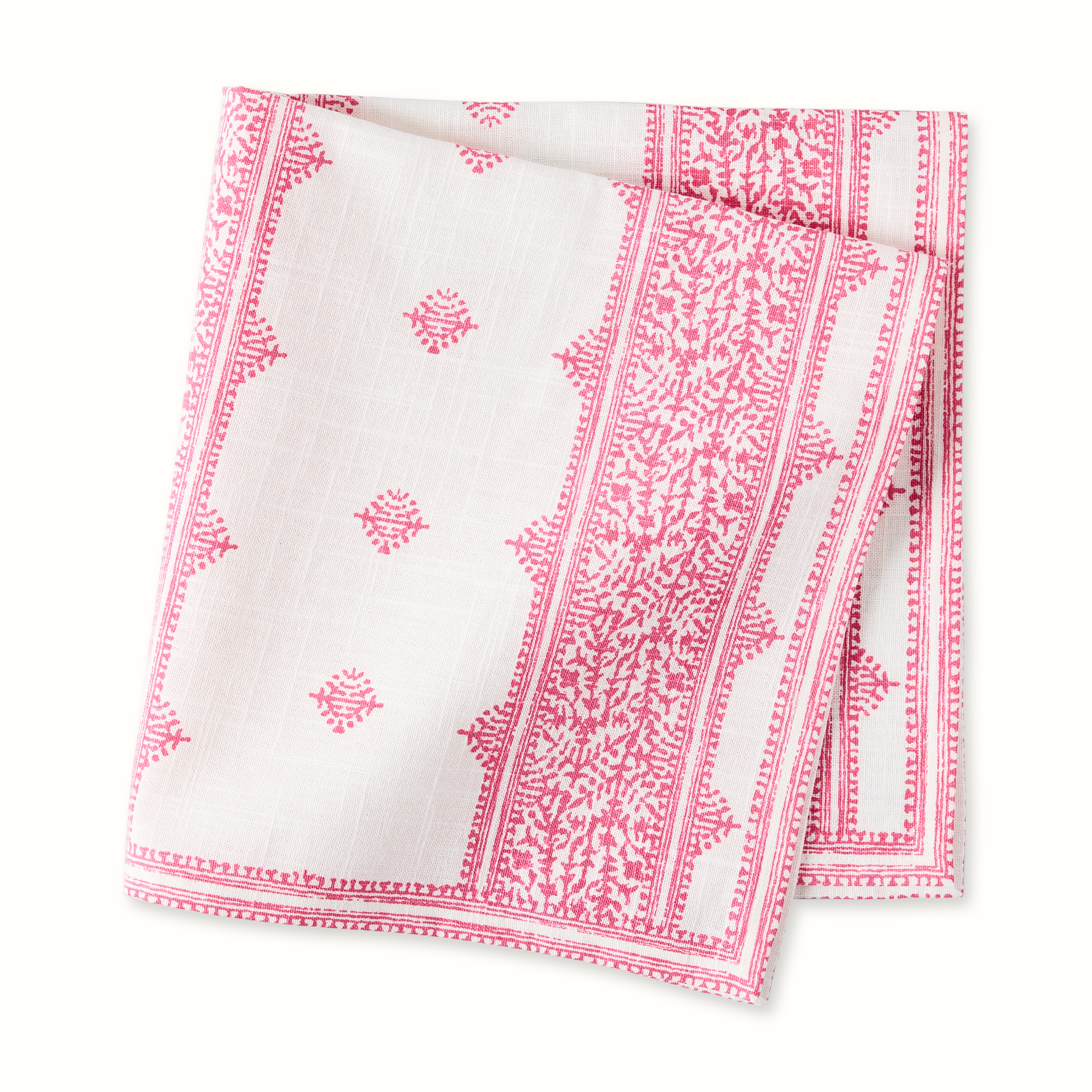 Pre-Order Peter Dunham + Hudson Grace Pink Fez Stripe Printed Napkin