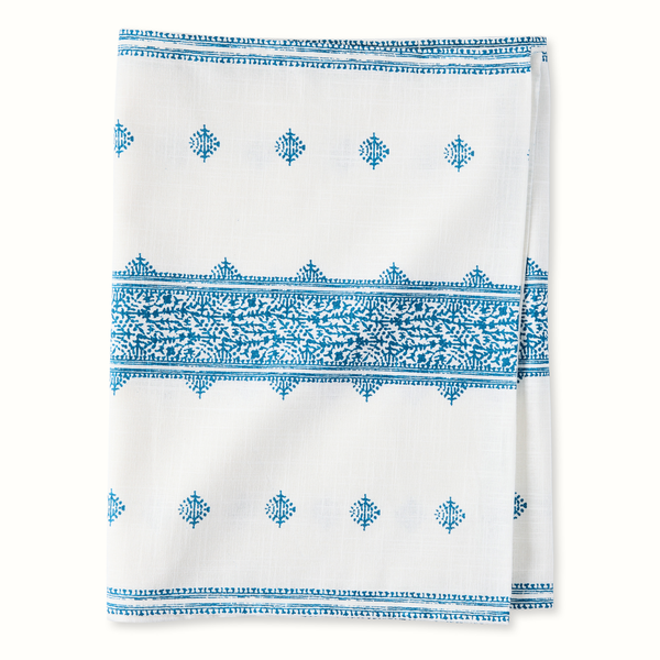 Pre-Order Peter Dunham + Hudson Grace Blue Fez Stripe Printed Runner