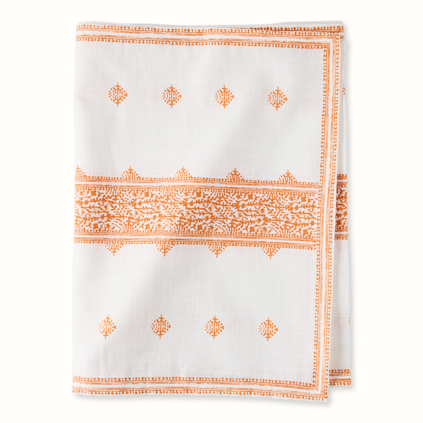 Pre-Order Peter Dunham + Hudson Grace Orange Fez Stripe Printed Runner