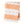 Printed tablecloth in white with orange fez stripe pattern and medallion motifs