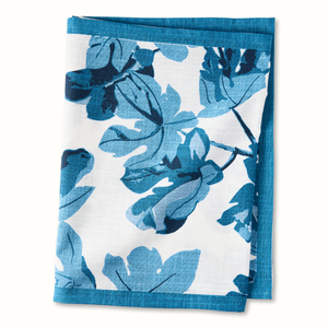 Pre-Order Peter Dunham + Hudson Grace Blue Fig Leaf Printed Runner