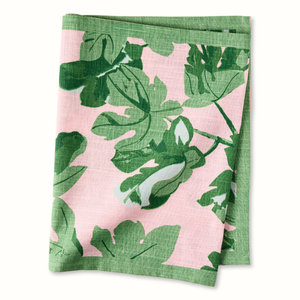 Pre-Order Peter Dunham + Hudson Grace Green Fig Printed Pale Pink Runner