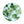 Peter Dunham + Hudson Grace Hand-Painted Green Fig Blue Salad Plate