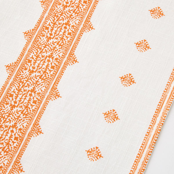 Peter Dunham + Hudson Grace Orange Fez Stripe Printed Runner