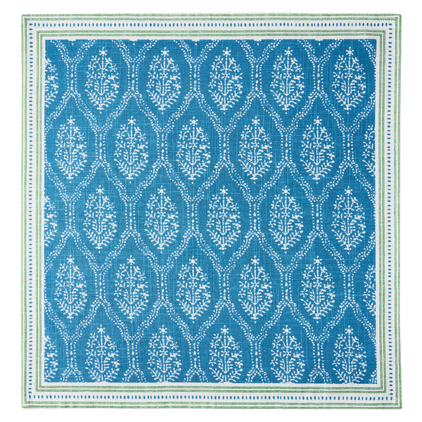 Pre-Order Peter Dunham + Hudson Grace Blue Jaali Printed Napkin