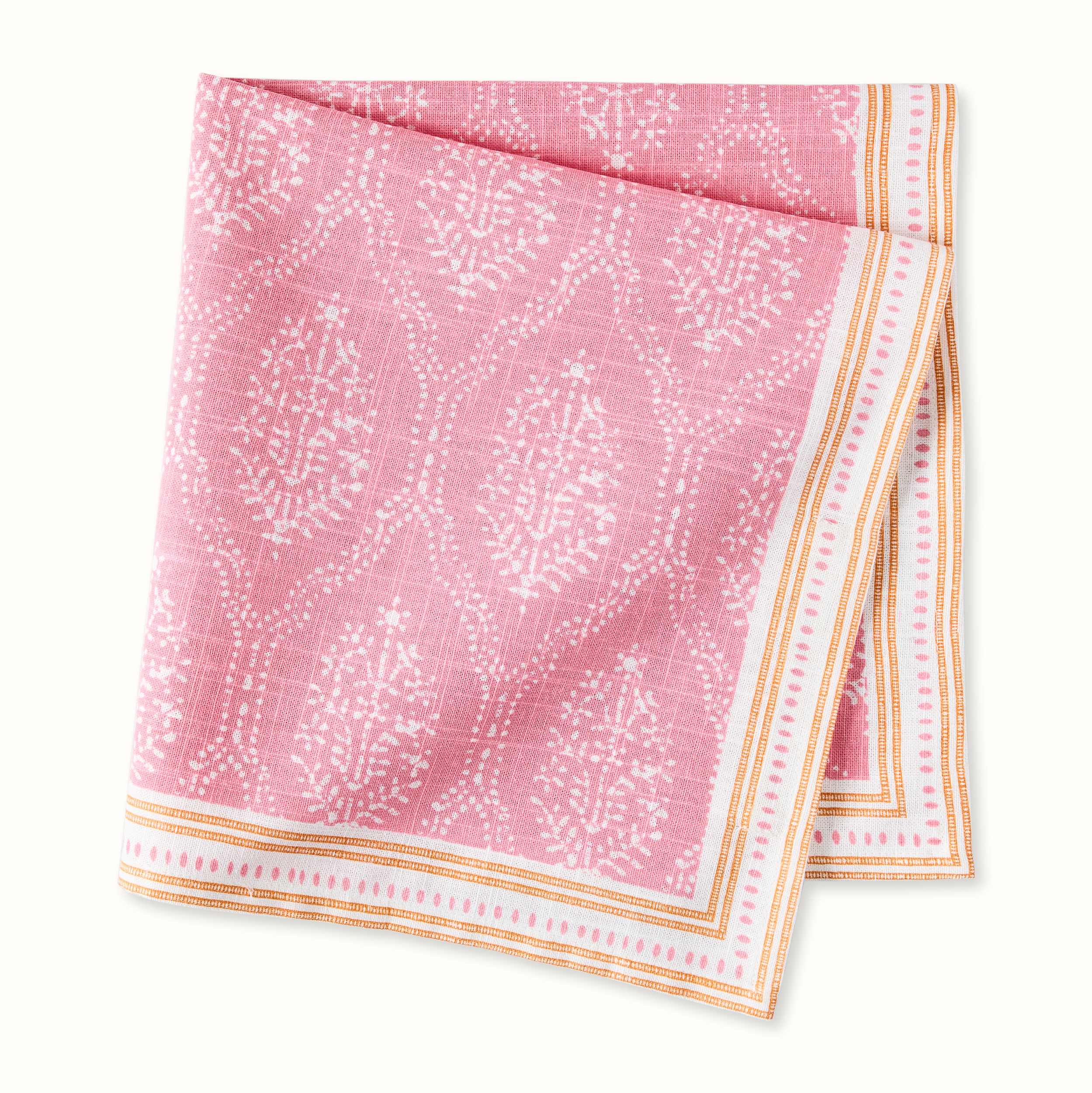 Pre-Order Peter Dunham + Hudson Grace Pink Jaali Printed Napkin