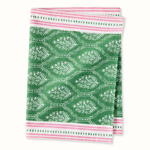 Pre-Order Peter Dunham + Hudson Grace Green Jaali Printed Runner