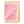 Pink jaali printed runner with orange and white border, folded edge visible