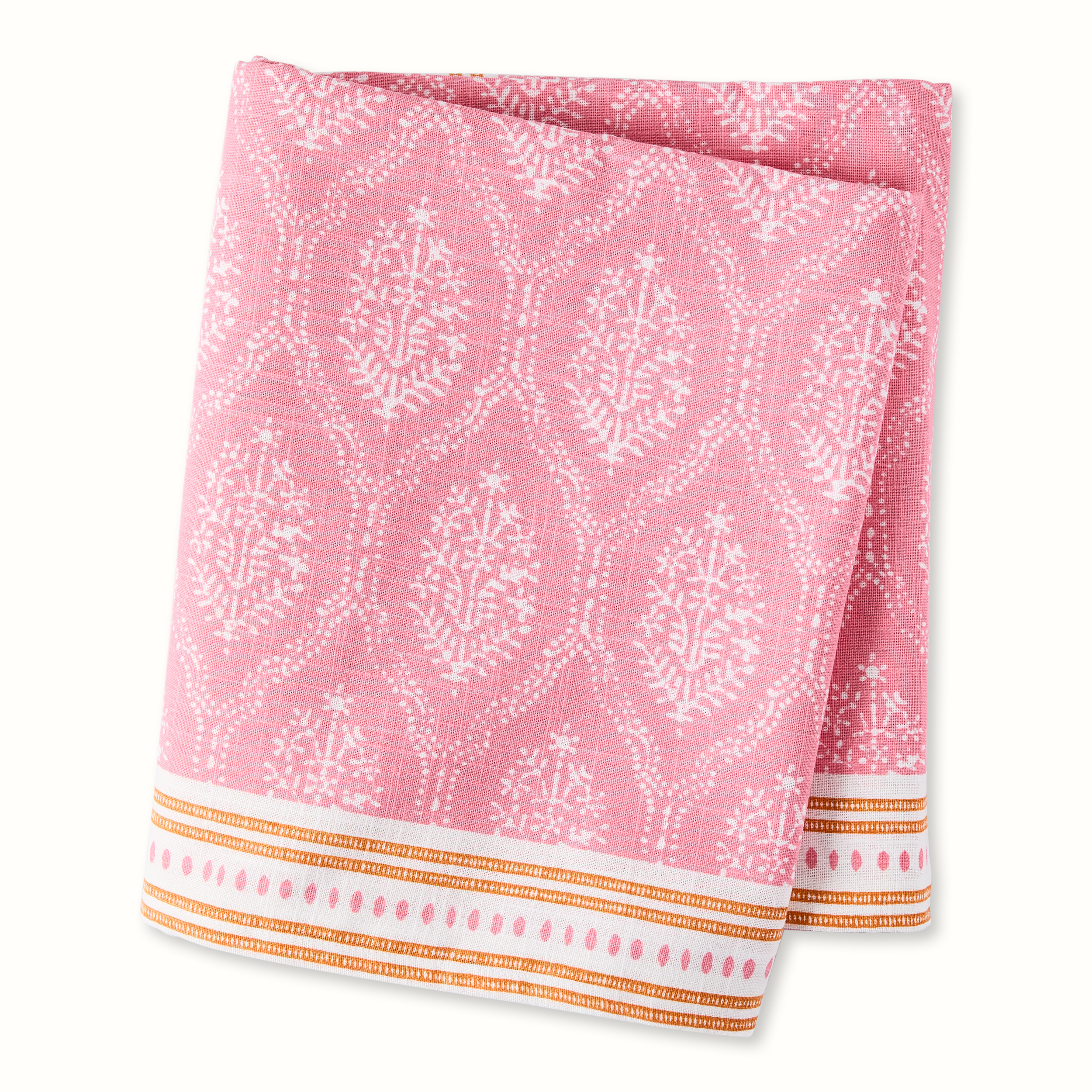 Pre-Order Peter Dunham + Hudson Grace Pink Jaali Printed Tablecloth