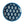 Peter Dunham + Hudson Grace Janpath Navy Blue Melamine Salad Plate