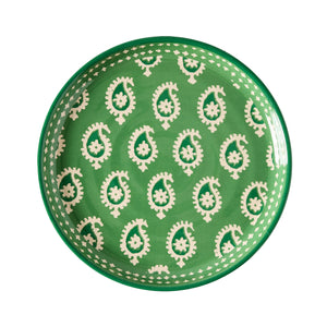 Peter Dunham + Hudson Grace Janpath Green Melamine Salad Plate