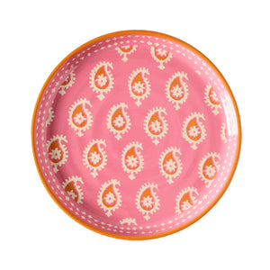Peter Dunham + Hudson Grace Janpath Pink Melamine Salad Plate