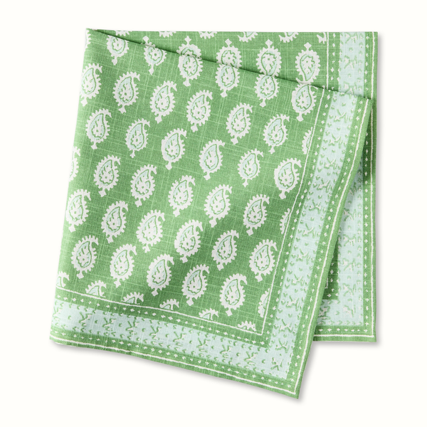 Pre-Order Peter Dunham + Hudson Grace Green Janpath Printed Napkin