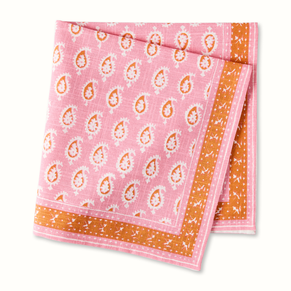 Pre-Order Peter Dunham + Hudson Grace Pink Janpath Printed Napkin