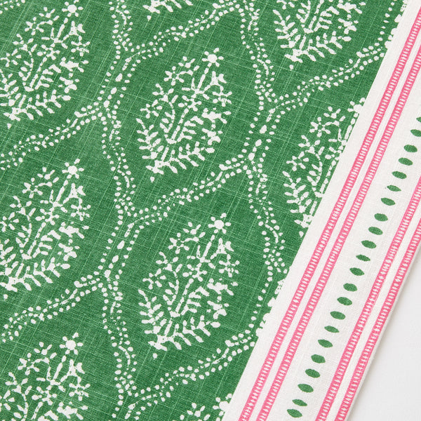 Peter Dunham + Hudson Grace Green Jaali Printed Runner