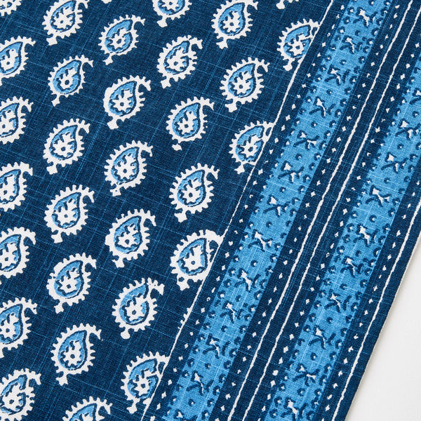Peter Dunham + Hudson Grace Blue Janpath Printed Runner