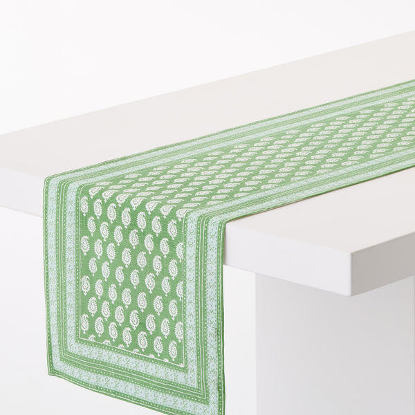 Peter Dunham + Hudson Grace Green Janpath Printed Runner