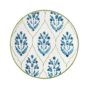 Peter Dunham + Hudson Grace Indigo Blue Jaali Salad Plate