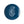 Indigo blue appetizer plate with a white coral-like motif and thin rim