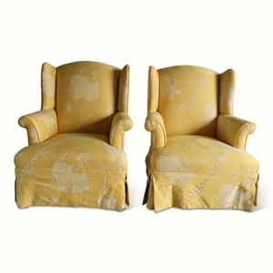 Pair of Yellow Circus Animal Armchairs