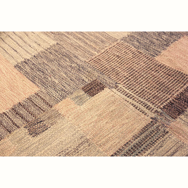 Swedish Contemporary Wool Kilim Rug