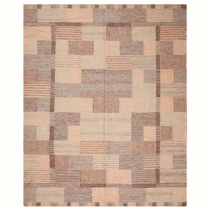 Swedish Contemporary Wool Kilim Rug