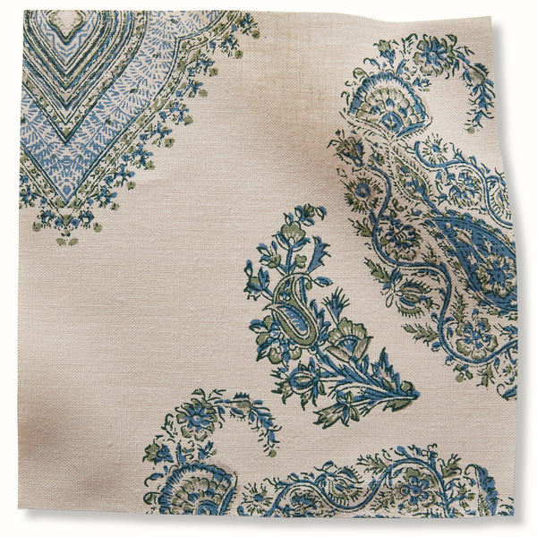 Peter Dunham Textiles Samarkand in Blue/Green Pillow