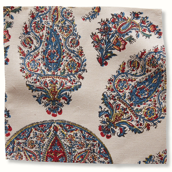 Peter Dunham Textiles Samarkand in Red/Blue Pillow