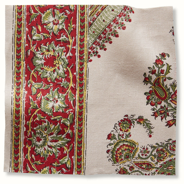 Peter Dunham Textiles Samarkand in Red/Green Pillow