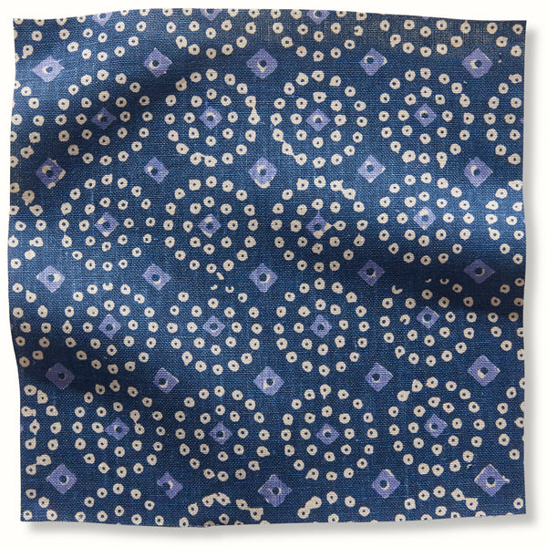Peter Dunham Textiles Sari in Indigo Pillow