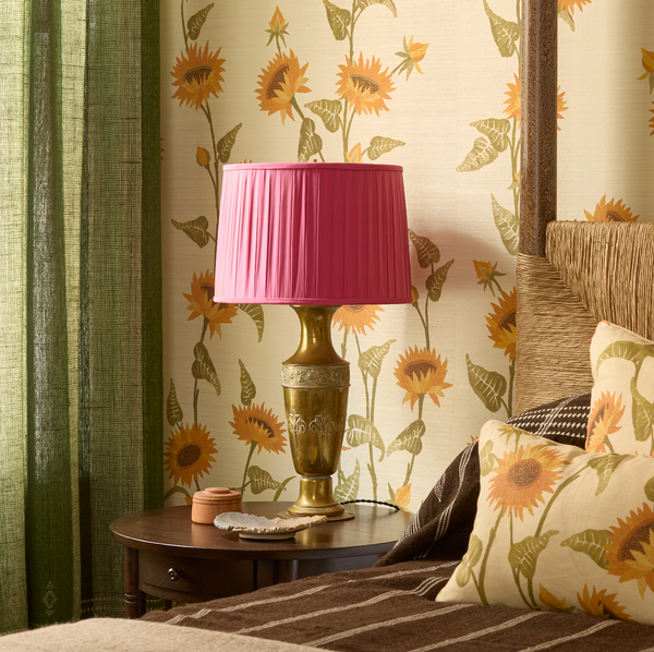 Peter Dunham Textiles Sunflower Vine in Natural Pillow