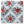 Peter Dunham Textiles Starburst in Blue/Red Pillow