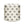 Round indoor pouf with charcoal starburst pattern on off-white fabric
