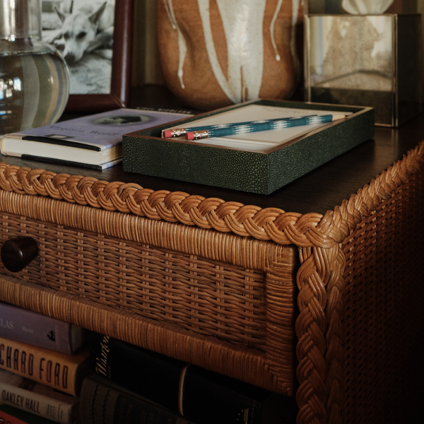 Small Wicker Bedside