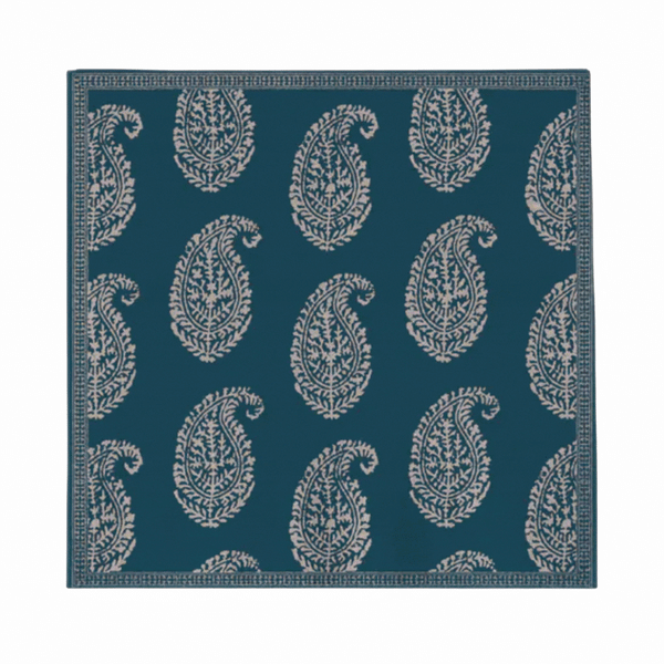 Peter Dunham + Hudson Grace Kashmir and Indian Chintz Cocktail Napkins, Set of 50