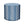 Indigo fabric indoor pouf with Zanzibar patterned vertical waves, round drum shape