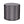 Indoor pouf, charcoal cylinder with vertical wavy pattern in light gray