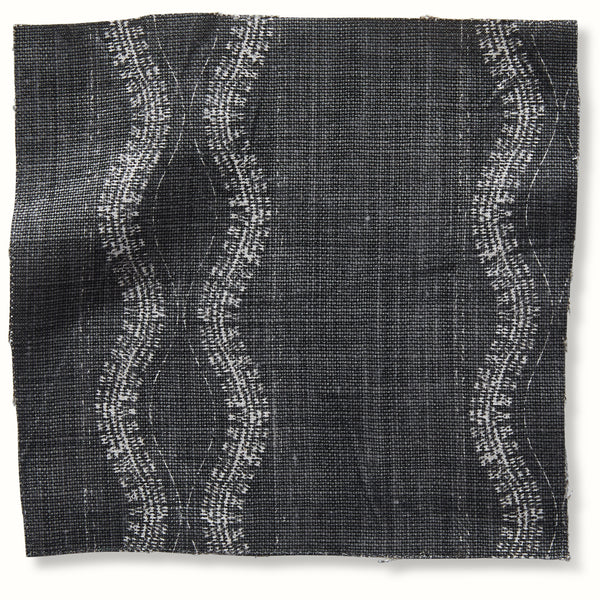 Charcoal decorative pillow cover with abstract light gray motif