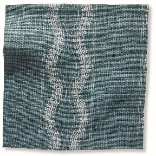 Peter Dunham Textiles Zanzibar in Ocean Pillow