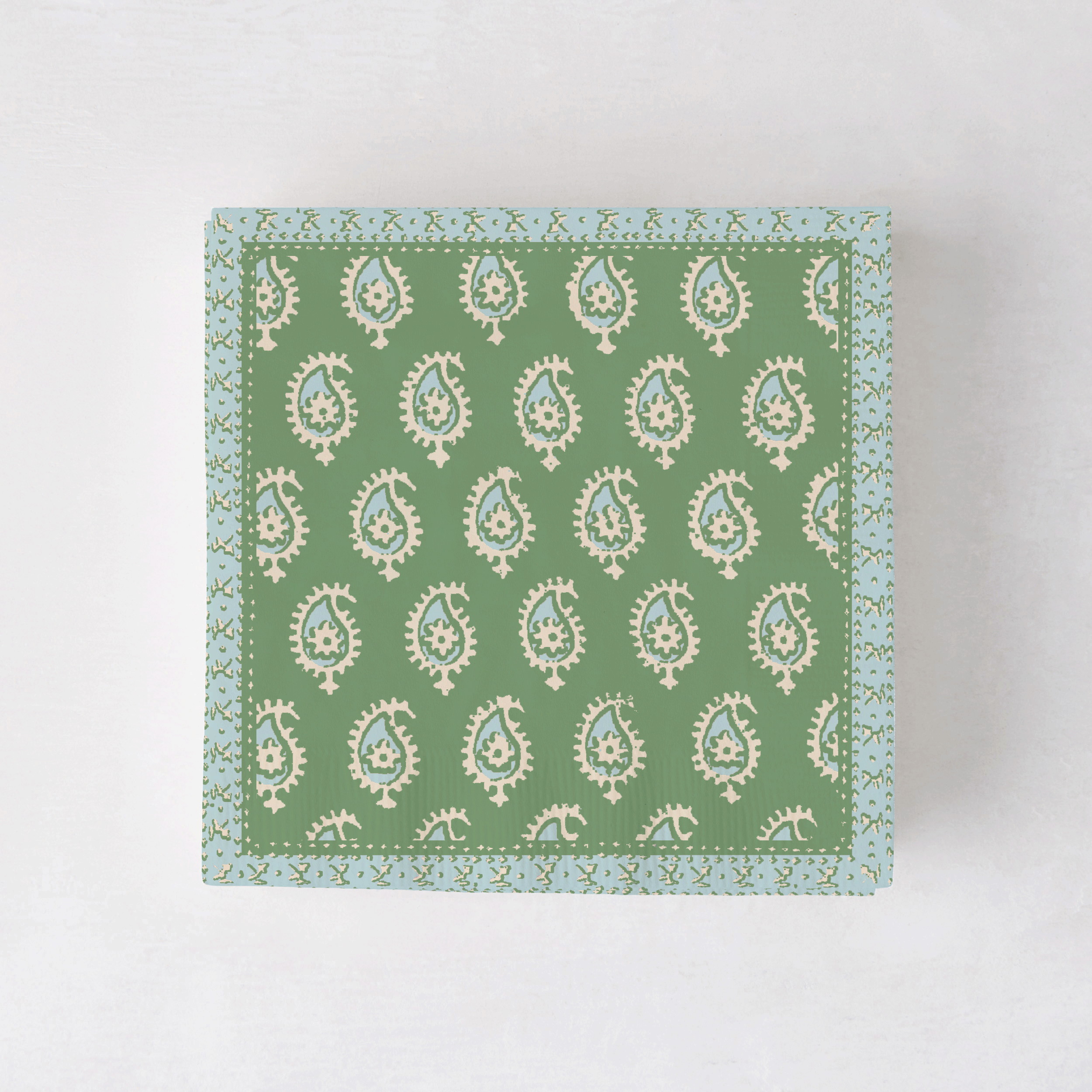 Pre-Order Peter Dunham + Hudson Grace Janpath and Fig Leaf Cocktail Napkins, Set of 50