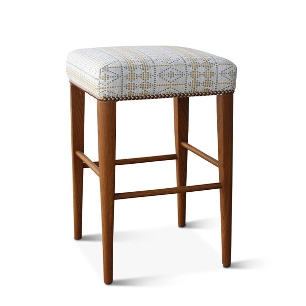 How to Marry a Millionaire Backless Upholstered Counter Stool